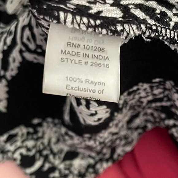 Soft Surroundings Ikat Gauze Bell Sleeve Tunic Top Size Large Boho Sequin - Picture 5 of 6